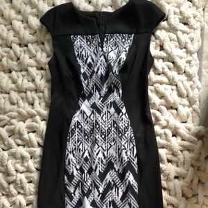 Black and white dress